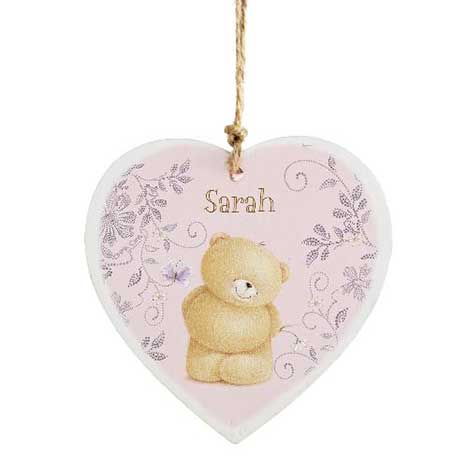 Personalised Forever Friends Wooden Heart